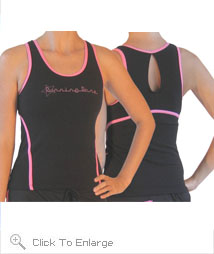 Keyhole Singlet with Shelf Bra - NEW RANGE