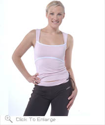 Taped Muscle Singlet With Shelf Bra- TOP SELLER